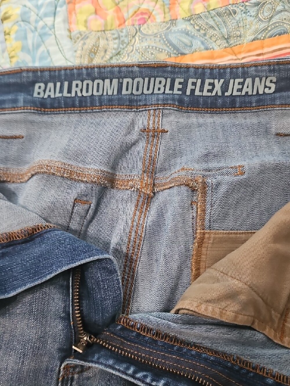 Duluth Trading Co Ballroom Double Flex Jeans 36x32 - Picture 2 of 5